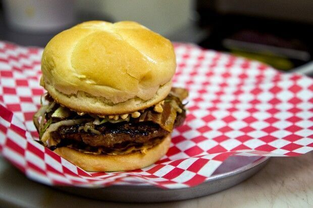 Reading Rainbow burger